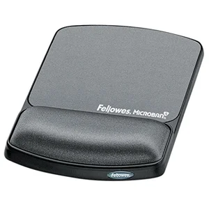 Fellowes 9175101 Mouse Pad  Wrist Support With Microbanreg; Protection