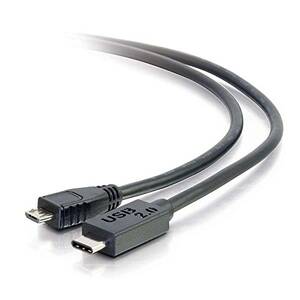 C2g 28851 6ft Usb 2.0 Usb-c To Usb Micro-b Cable Mm - Black