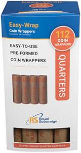Royal FSW-112Q 112 Quarter Coin Wrappers
