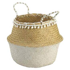 Accent 10018727 Seagrass Basket With Tassels