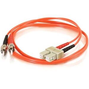 C2g 11081 4m Sc-st 50125 Om2 Duplex Multimode Fiber Optic Cable (taa C