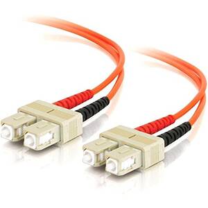 C2g 11142 Sc-sc 62.5125 Om1 Duplex Multimode Fiber Optic Cable (taa Co
