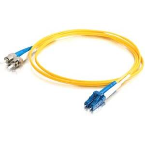 C2g 11209 15m Lc-st 9125 Duplex Single Mode Os2 Fiber Cable Taa