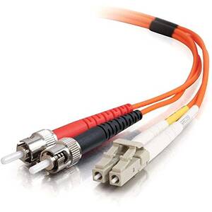 C2g 11054 1m Lc-st 50125 Om2 Duplex Multimode Fiber Optic Cable (taa C