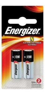 Energizer E90BP-2 N Batteries, 2 Pack - For Multipurpose - N - 1.5 V D