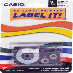 Casio XR-9WES Label Printer Tape