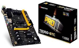 Biostar TB350-BTC Motherboard Tb350-btc Amd A-series Am4 B350 Up To 32