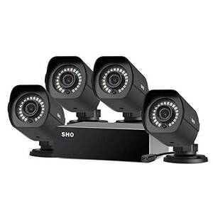 Sho SH002C-4 Camera  Sh002c-4 Security Camera System 4 1080p Spoe Came