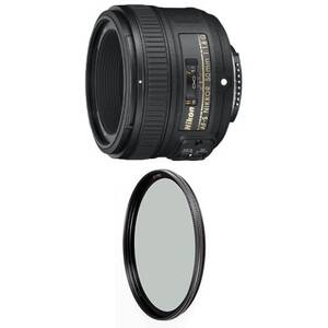 Nikon 2199 Af-s Nikkor  50 Mm F1.8 Lens For D5300 Camera -  F