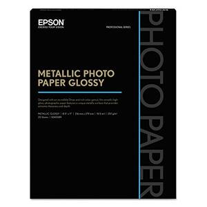 Epson S045589 Metallic Photo Paper - Glossy 8.5 X 11