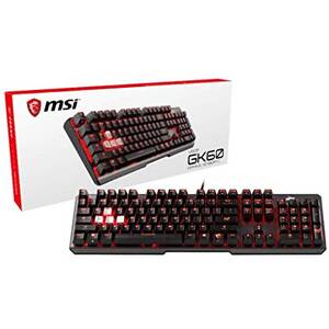 Msi VIGOR GK60 Keyboard Vigor Gk60 Mx Cherry Red Wired Usb2.0 Backligh