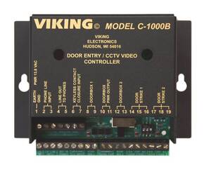 Viking VK-C-1000B Door Entry Amp; Camera Control For 1-2 Doorboxes Pro