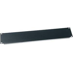 Middle EB2 2 Space (3 12in. ) Flanged Econo Blank Panel  Steel  Black 