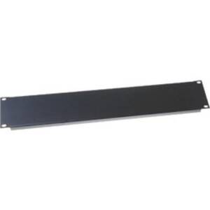 Middle EB3 3 Space (5 14in. ) Flanged Econo Blank Panel  Steel  Black 