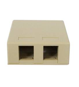 Cablesys ICC-IC107BC2IV Icc Icc-ic107bc2iv Surface Mount Box, 2-port, 