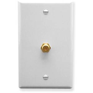 Cablesys ICC-IC630EG0WH Icc Icc-ic630eg0wh Wall Plate, F-type, White