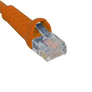 Cablesys ICPCSJ03OR Patch Cord  Cat 5e  Molded Boot  3 Ft  Orange
