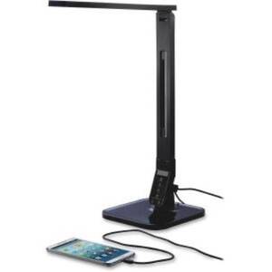 Lorell LLR99772 Smart Led Usb Desk Lamp - Black