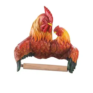 Accent 10018746 Proud Roosters Toilet Paper Holder