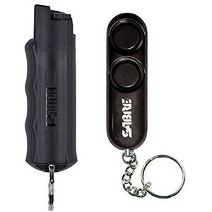 Sabre HCPABKOC Pepper Spray  Personal Alarm Safety Kit Black