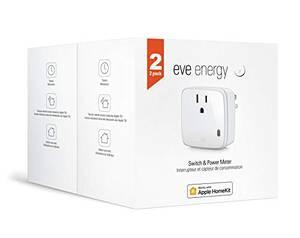 Eve 10027823 2pk Energy Smart Plugpwr Meter