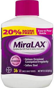 Worryfree C-1014328 Miralax Powder Laxative