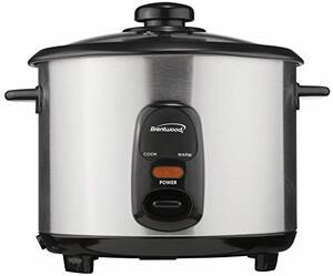 Brentwood TS-10 Appliances Ts-10 5-cup Stainless Steel Rice Cooker