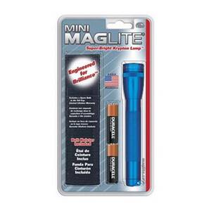 Maglite M2A11H Mini  Aa Flashlight, Blue, Holster Combo Pack