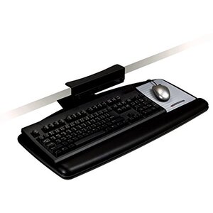 3m AKT65LE Adjustable Tilt Keyboard Tray - Black