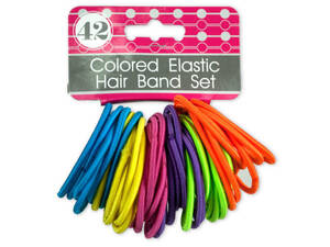 Bulk BI883 Colored Elastic Hair Bands Set
