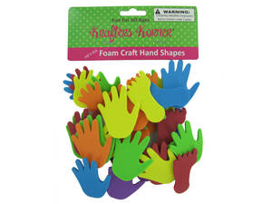 Krafters CC240 Foam Hand And Feet Craft Sticker Shapes