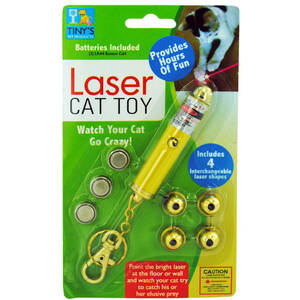 Tiny's DI258 Laser Light Key Chain Toy For Cats