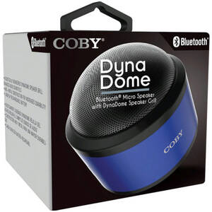 Bulk EN243 Coby Blue Dyna Dome Bluetooth Speaker