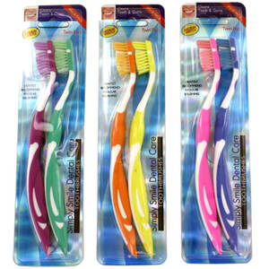 Bulk GM706 Medium Bristle Toothbrushes Set