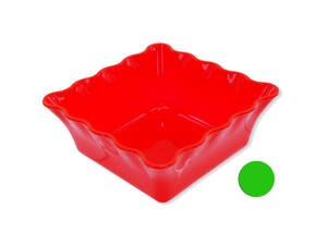 Bulk HB828 Decorative Square Plastic Bowl