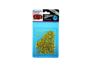 Sterling HF007 Small Gold Tone Safety Pins