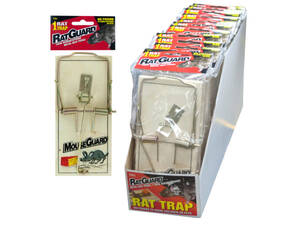 Bulk HH211 Ratguard Wooden Rat Trap Countertop Display