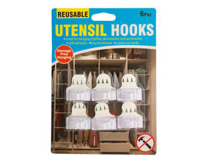Bulk HH334 Reusable Utensil Hooks Set