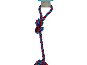 Bulk HW843 Dog Rope Toy With Knotted Ball