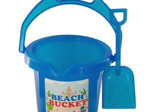 Bulk HX127 Glitter Beach Bucket With Shovel