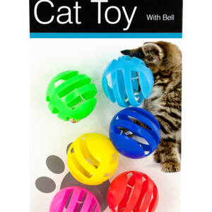 Bulk HX180 Balls With Bells Cat Toys Set