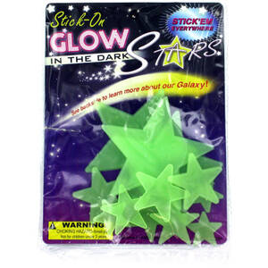 Bulk KK061 Stick-on Glow In The Dark Stars