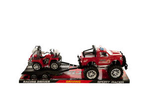 Bulk KL230 Friction Powered Fire Rescue Trailer Truck With Atv