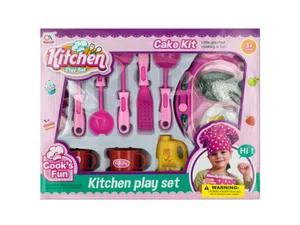 Bulk KL244 Kitchen Play Set With Food  Hot Plate