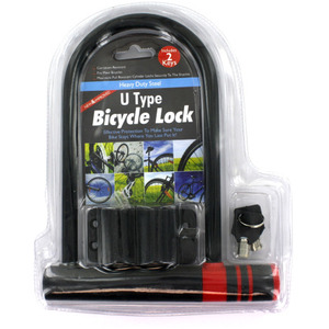 Bulk OB408 U-type Bicycle Lock With Two Keys