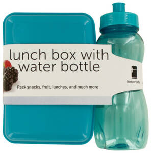 Bulk OD881 Lunch Box With 20 Oz. Water Bottle