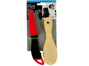 Bulk OF420 Pet Brush  Comb Set