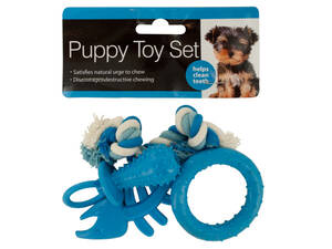 Bulk OF653 Puppy Teeth-cleaning Toy Set