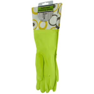 Bulk OL098 Bathroom Cleaning Gloves With Nylon Cuffs