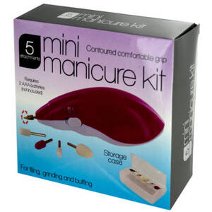 Bulk OL975 Mini Battery Operated Manicure Kit